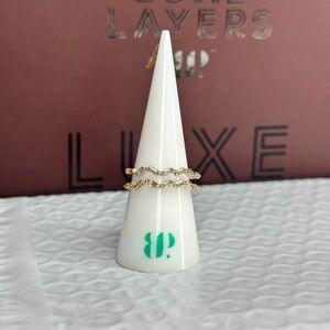 New Bomb Party “The Sterling Club” Ring Size 8 RBP5529